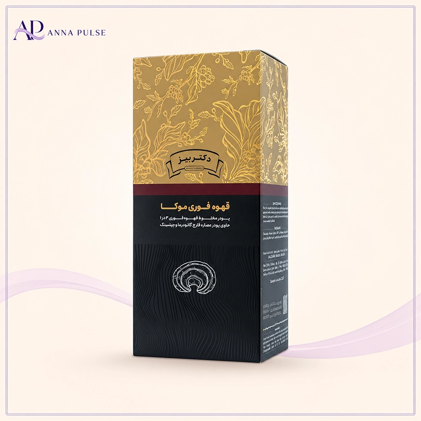 کافه موکا با قارچ گانودرما ۲۰ عددی